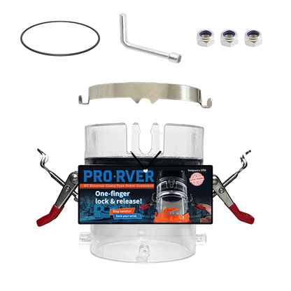 Push & Lock Clear Sewer Connector (1ea)