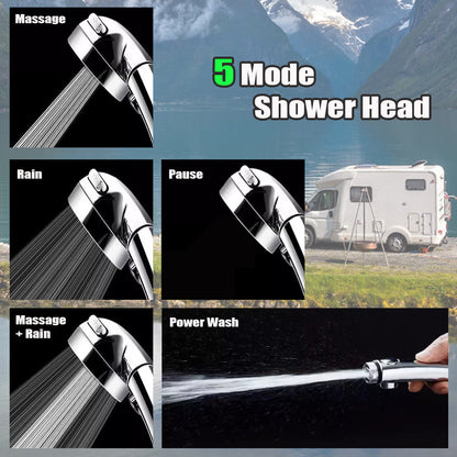 RV Shower Head with Hose