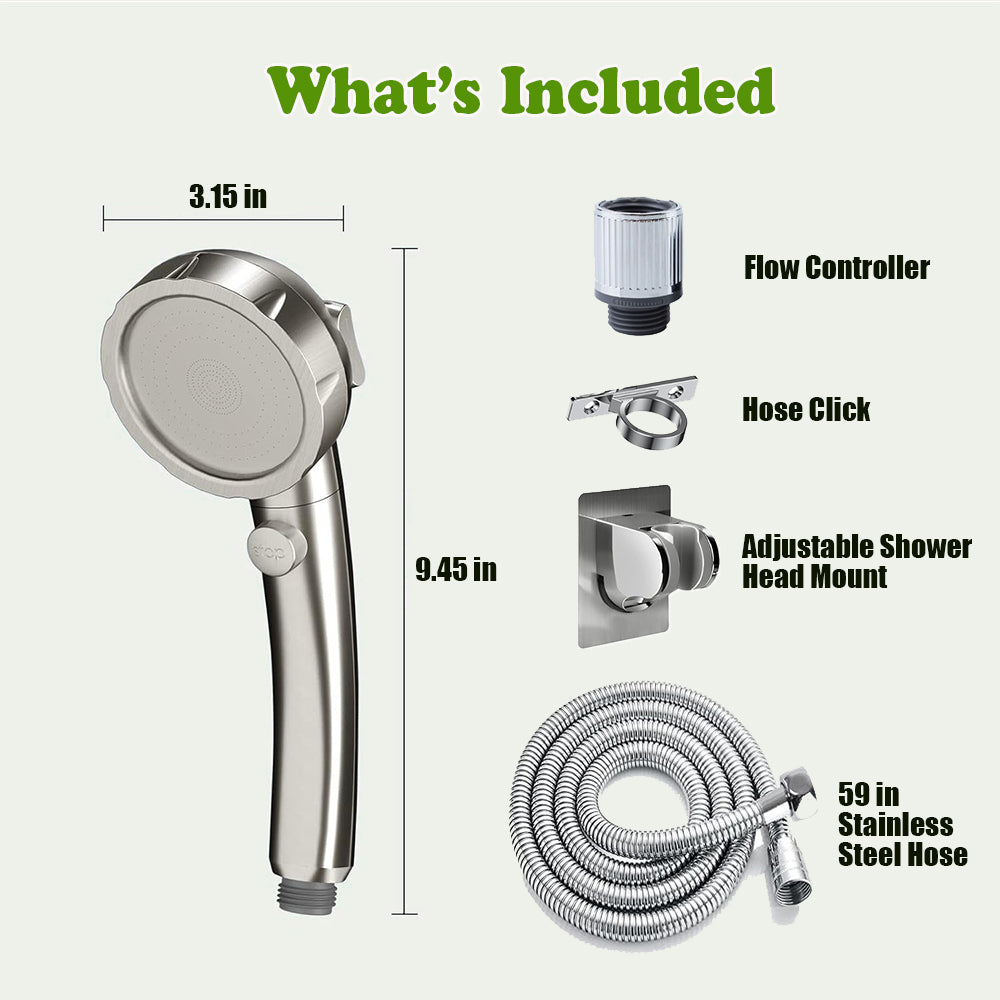 RV Shower Head with Hose